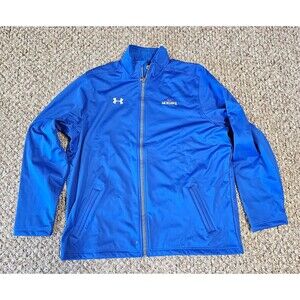 Under Armour Mohawk Cold Gear Softshell Jacket Mens XXL Blue Loose READ